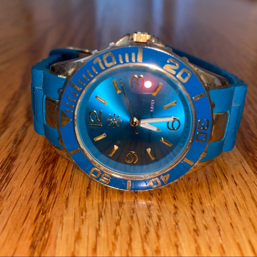 Isaac Mizrahi Live Silicon Watch